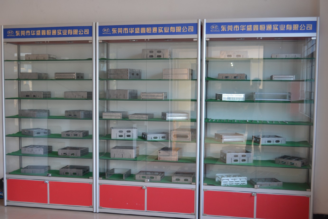 Samples of the exhibition hall